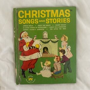 CHRISTMAS SONGS AND STORIES 1953 Vintage Wonder Books #586 Jean Horton Berg